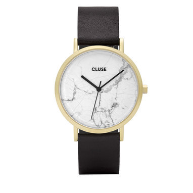 cluse-cl40003-la-roche-gold-white-marble-black-horloge