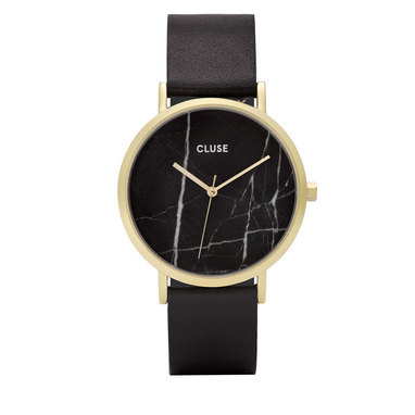 CLUSE CL40004 La Roche Gold Black Marble Black horloge