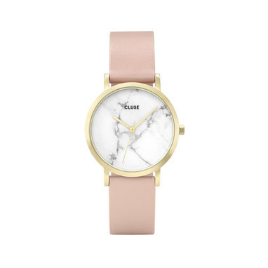 CLUSE CL40101 La Roche Petite Gold White Marble Nude horloge