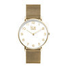 Ice-Watch IW012707 ICE City Milanese - Gold shiny - White dial - Small - 2H horloge 1