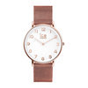 Ice-Watch IW012711 ICE City Milanese - Rose-Gold shiny - White dial - Small - 2H horloge 1