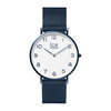 Ice-Watch IW012713 ICE City Milanese - Blue shiny - Silver dial - Unisex - 2H horloge 1