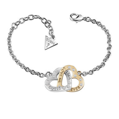 Guess UBB83070-S armband Lovers geelgoud