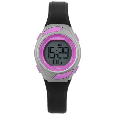 Coolwatch CW.346 Sporty Meisjes Horloge Digitaal Zwart 10 Atm