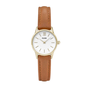 CLUSE CL50022 La Vedette Gold White Caramel horloge