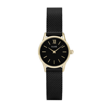CLUSE CL50023 La Vedette Mesh Gold Black Black horloge