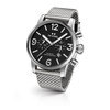 TW Steel MB14 48mm steel case chrono date black dial steel Milanese bracelet horloge 1