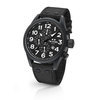 TW Steel VS43 45mm PVD black coated case chrono date black dial black textile strap horloge 1