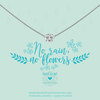 Heart to get N357FLO17S necklace flower silver no rain, no flowers 1