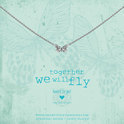 Heart to get N359BUT17S necklace butterfly silver together we will fly