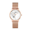 CLUSE CL40107 La Roche Petite Mesh Rose Gold White Marble horloge 1