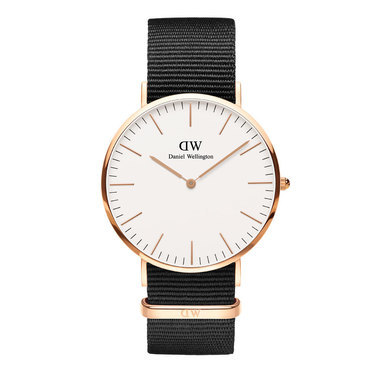 Daniel Wellington DW00100257 Classic Man Cornwall White rosegold Heren horloge