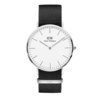 Daniel Wellington DW00100258 Classic Man Cornwall White silver Heren horloge 1