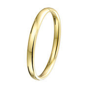 Huiscollectie 5000033 Gold bangle bracelet with silver core