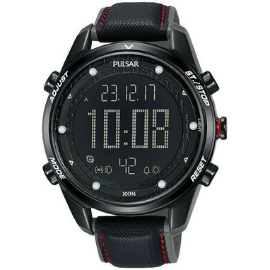 Pulsar P5A027X1 Digitaal Heren horloge