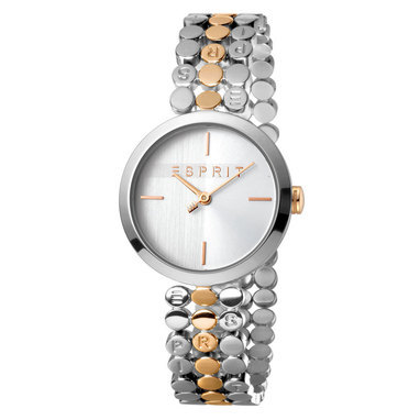 Esprit ES1L018M0075 Bliss TT Rosegold Silver horloge