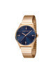 Esprit ES1L032E0085 VinRose Blue Rosegold Polish horloge 2