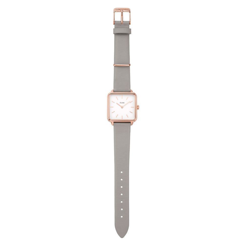 CLUSE CL60005 La Garçonne Rose Gold White-Grey horloge