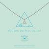 Heart to get N387TRI18S Necklace triangle You are perfect to me! silver 1