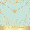 Heart to get NG03LOT18 Necklace lotus 14 krt gold 1