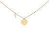 Heart to get NG11HLO18 Necklace heart lock 14 krt gold 2