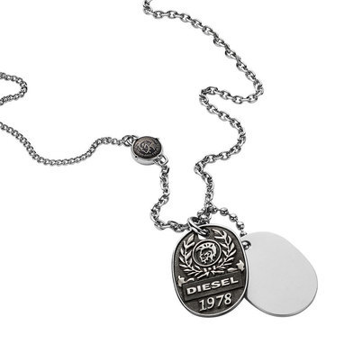 Diesel DX1106040 Double Dogtags collier