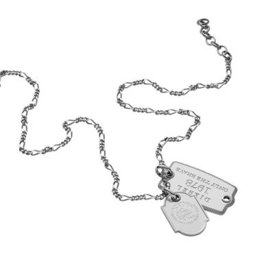 Diesel DX1132040 Double Dogtags collier