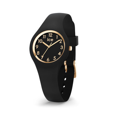 Ice-Watch IW015342 Ice Glam Black Gold Numbers Extra small 28 mm horloge