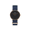 Daniel Wellington DW00100281 Classic Lady 36 mm Bayswater Black rosegold horloge 1