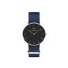 Daniel Wellington DW00100282 Classic Lady 36 mm Bayswater Black silver horloge 1