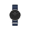 Daniel Wellington DW00100278 Classic Man 40 mm Bayswater Black silver horloge 1