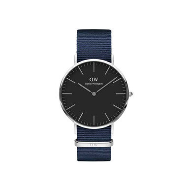 Daniel Wellington DW00100278 Classic Man 40 mm Bayswater Black silver horloge