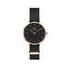 Daniel Wellington DW00100247 Classic Petite 28 mm Cornwall Black rosegold horloge 1