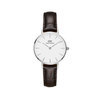 Daniel Wellington DW00100244 Classic Petite 28 mm York White silver horloge 1