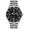 Ice-Watch IW016032 ICE Steel Black silver Large 40 mm horloge 1