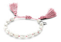 CO88 Collection 8CB-90111 - Bracelet with tassel - pearl 6-7 mm - one-size - pink