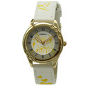 Coolwatch by Prisma P.2546 33H120077 Children's watch Annemiek steel/leather white-yellow 28 mm