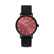 Frank 1967 7FW 0002 Watch steel/leather black-red 42 mm