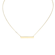 Glow Gold Necklace With Pendant - Bar 42+3cm 202.2056.45