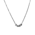 CO88 Collection 8CN-26031 - Steel necklace with pendant - hope - 38 + 5 cm - silver colored