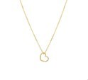 House collection 4018966 Necklace Yellow gold Heart 0.8 mm 40 - 42 - 44 cm
