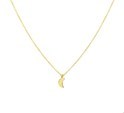 4019470 Necklace Yellow gold Moon 0.9 mm 41.5 + 3.5 cm