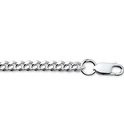 House collection 1001791 Silver Chain Cut Gourmet 3.5 mm, 45 cm