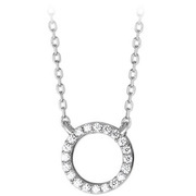 House collection 1316980 Silver Necklace Zirconia 1.1 mm 40 + 4 cm