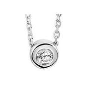 House collection 1318277 Silver Necklace Zirconia 1.4 mm 42 + 3 cm