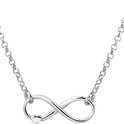 House Collection 1320228 Silver Necklace Infinity And Heart 2.0 mm 40 + 4 cm