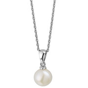 House collection 1318367 Silver Necklace Pearl 41 + 4 cm