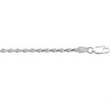 House collection 1321800 Silver Necklace Cord Diamond-coated 2.8 mm 19 cm
