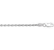 House collection 1321800 Silver Necklace Cord Diamond-coated 2.8 mm 19 cm