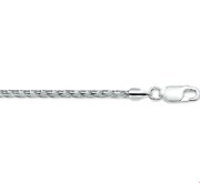 House collection 1321801 Silver Chain Braided 3.0 mm 45 cm